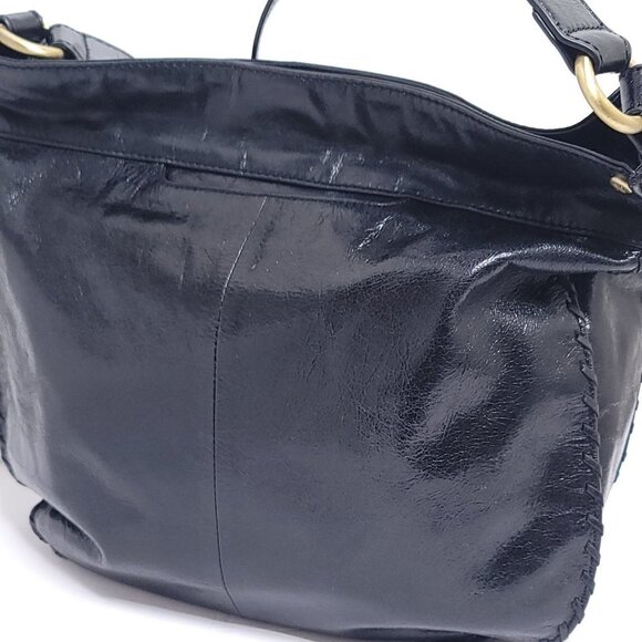 Hobo bianka leather shoulder bag black - Picture 8 of 12